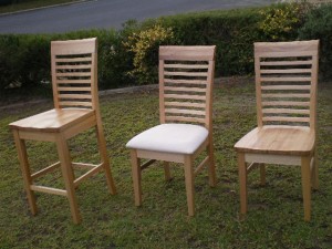 Trendy style barstools and dining chairs